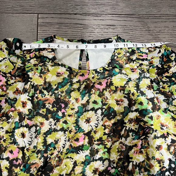 Womens Vero Moda mini skater floral dress sz L - Picture 8 of 12